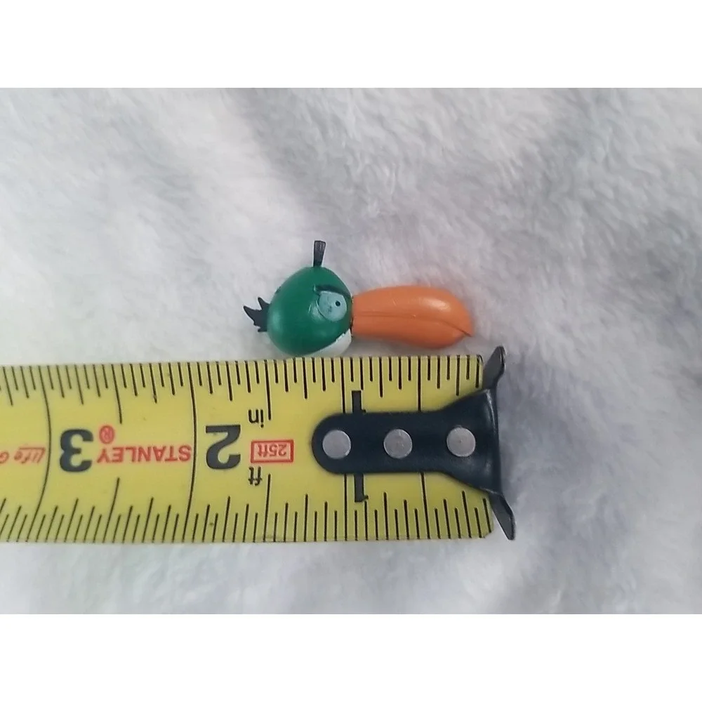 Rovio Angry Birds Toucan Green Bird Figure RARE 1.75